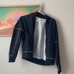 Adidas reversible wind breaker/bomber jack